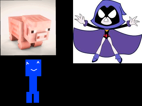 Add Yourself Dancing With Porkchop And Raven And  