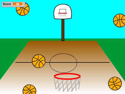 Catch the Basketballs!