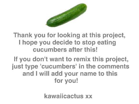 The Cucumber Campaign remix