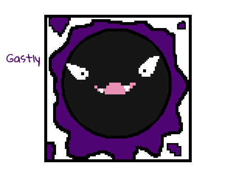 Gastly Pokemon Licky CCE