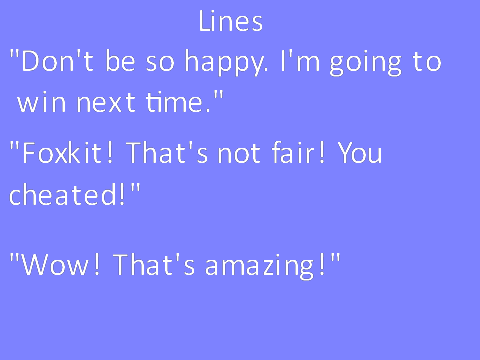 Trying to sound like a 4 year old...