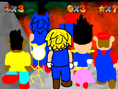 Add Yourself Walking in Bowser's 3D Lair