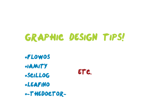 Graphic Design Tips!