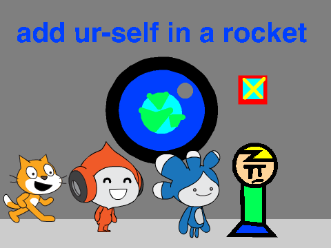 Add Urself In A Rocket!
