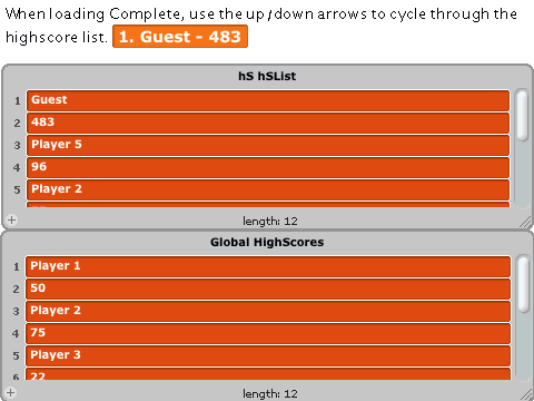 Scratch 2.0 Global High Score List