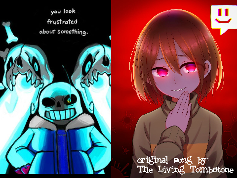 SANS and CHARA DUET - DIE IN A FIRE FNAF/UNDERTALE
