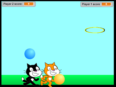 Black and orange(the scratch cat) cat shoots hoops!