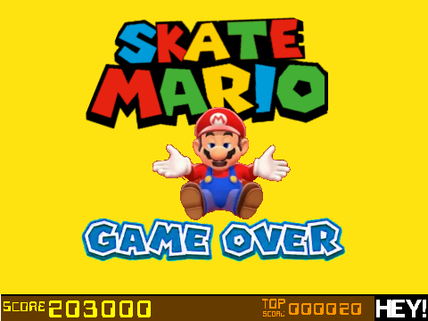 Skate MARIO Pong! hacked