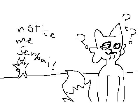 Notice me senpai! fanart dump