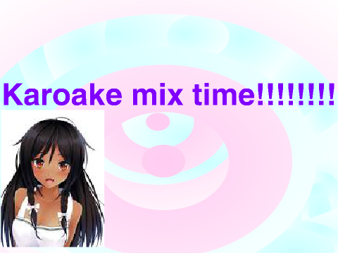 My karaoke mix