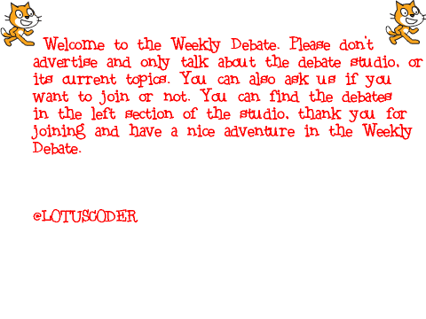 NEW DEBATERS COME HERE