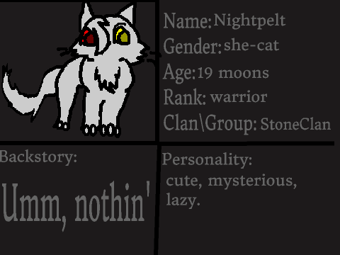 Clans Of The Shadow Prophecy RPG Sheet remix