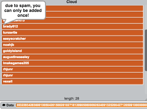 cloud list engine