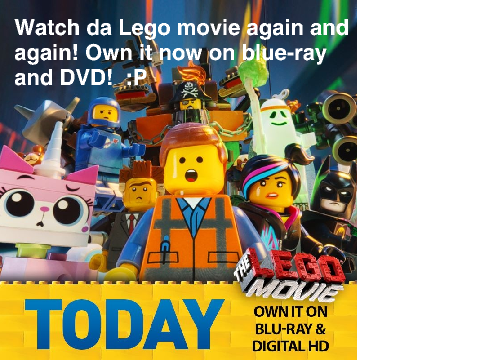 lego movie now on dvd