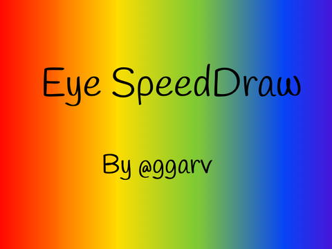 Eye SpeedDraw
