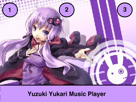 Yuzuki Yukari Music Player