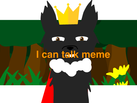 i can talk meme