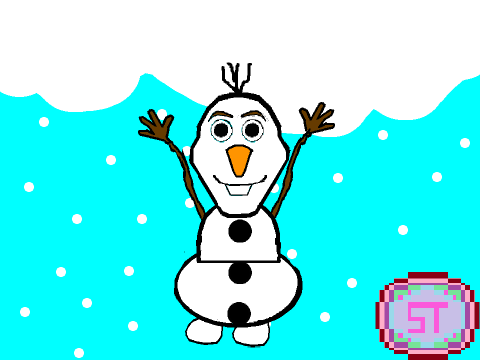 Olaf drawing tutorial