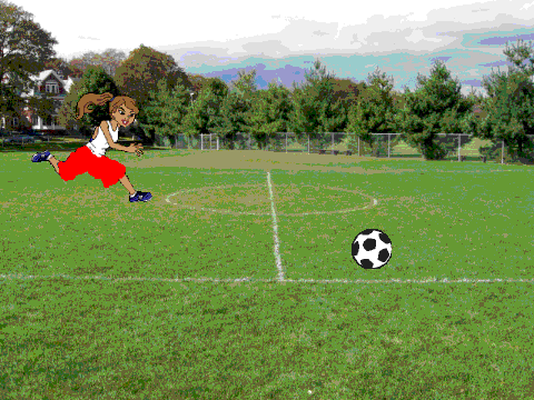A friend's soccer game