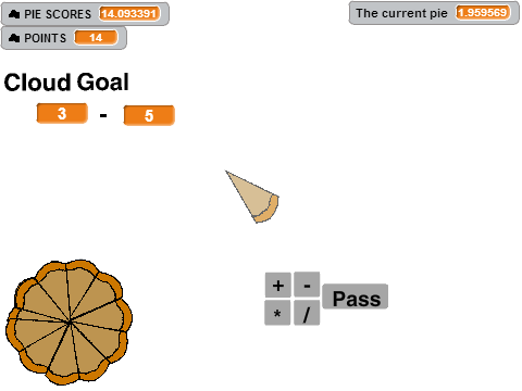  Cloud PI game