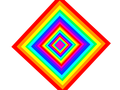 Rainbow effect