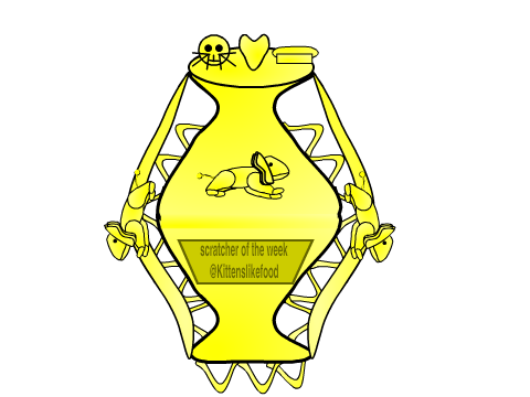 scratcher of the week trophy
