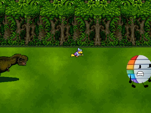 Add yourself escaping the Jurassic Park remix