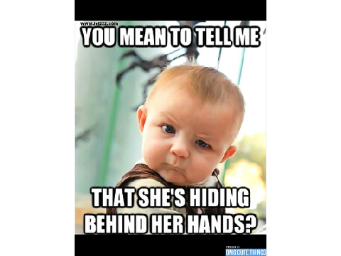  PEEK-A-BOO BABY MEME :3