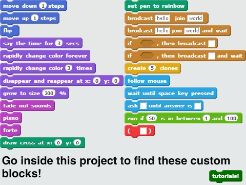 Custom Blocks and How tos