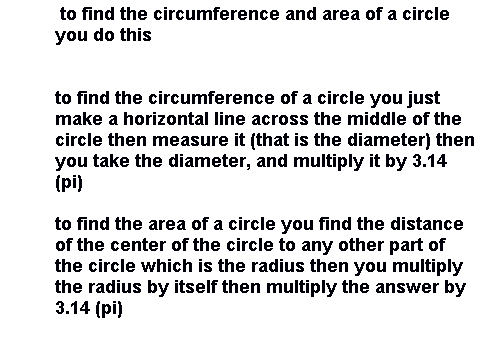 formulas for geomotrical shapes READ THE NOTES IF YOU LIKE MINECRAFT!