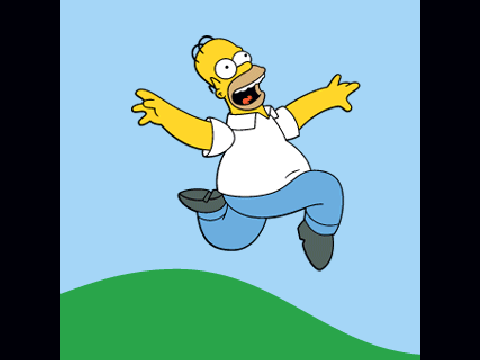 Homer Simpson Runs Away!!!