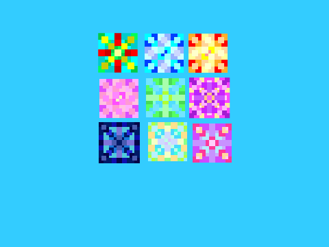 Do you want a pixel art mosaic? 
