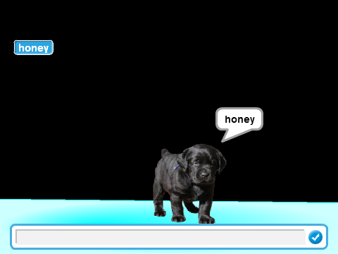 tell the dog your name game