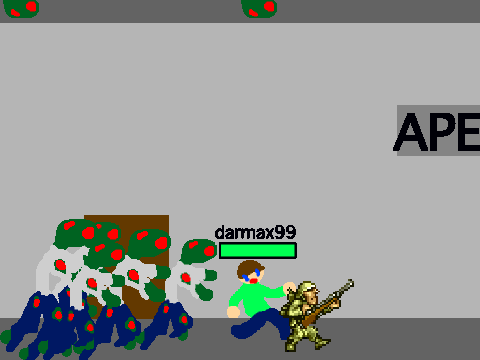 Add Yourself Running from zombies