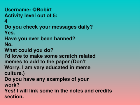 Scratch News Team Applications remix