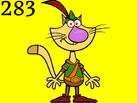 Nature Cat's Reaction that he was on 283 in Legofan208's UABTNL