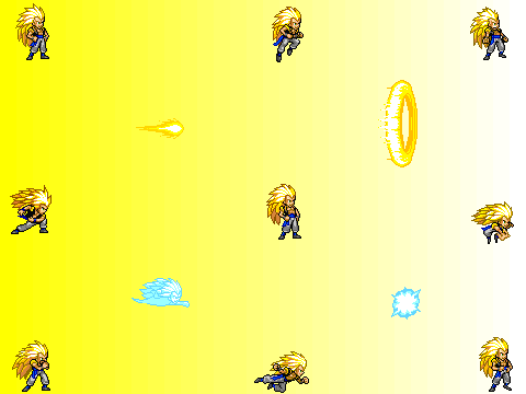 SSJ3 Gotenks Sprites