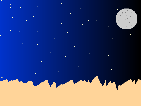 wolf to the moon