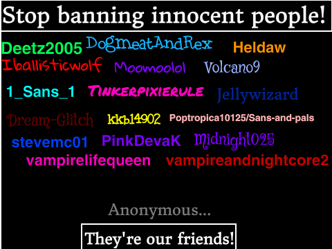 Remix and sign if you're against innocent bans! remix remix remix remix remix