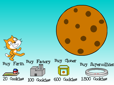 Cookie Clicker Scratch Edition