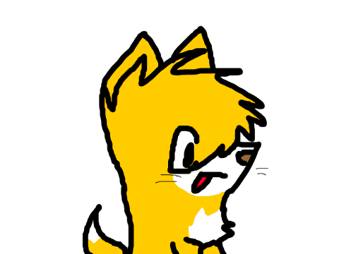 What I Think The Scratch Cat ACTUALLY Looks Like XD