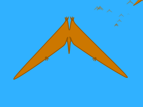 quetzal silhouette! Colored xP