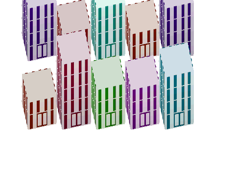3D buildings