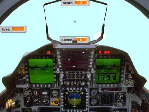Airplane simulator