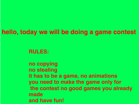 game contest