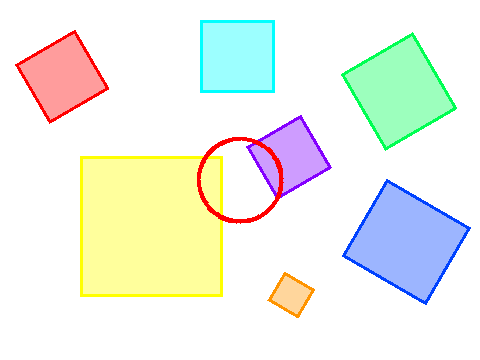 circles and squares designs