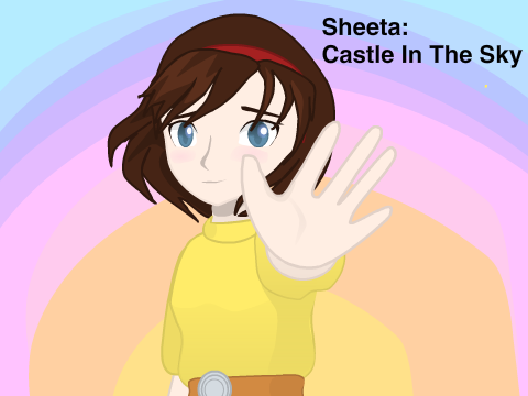 Studio Ghibli Art Collab Castle In The Sky: Sheeta