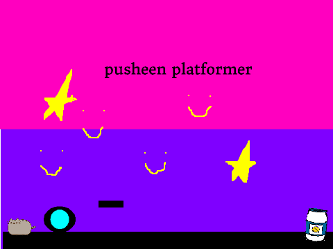 pusheen platformer