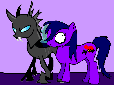 Me and my brother, Darkheart.