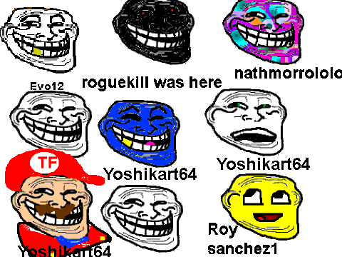 Add you own troll face.